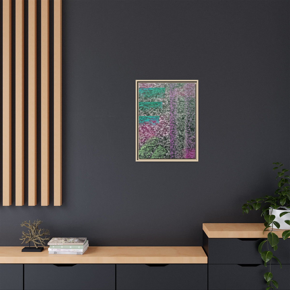 Relativity (V2) Matte Canvas, Framed