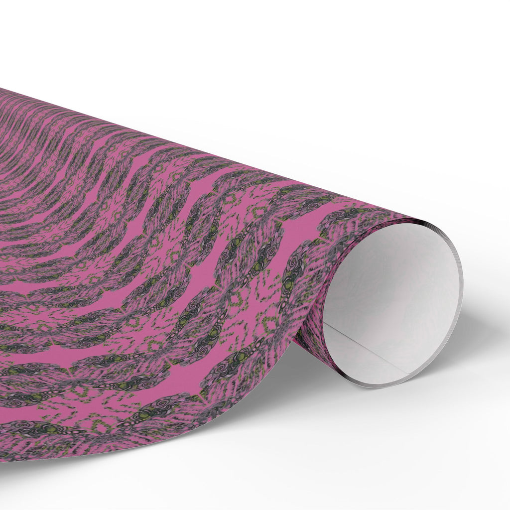 Vessel (Neon, Mirror, Pink Background) Heavy Wrapping Paper