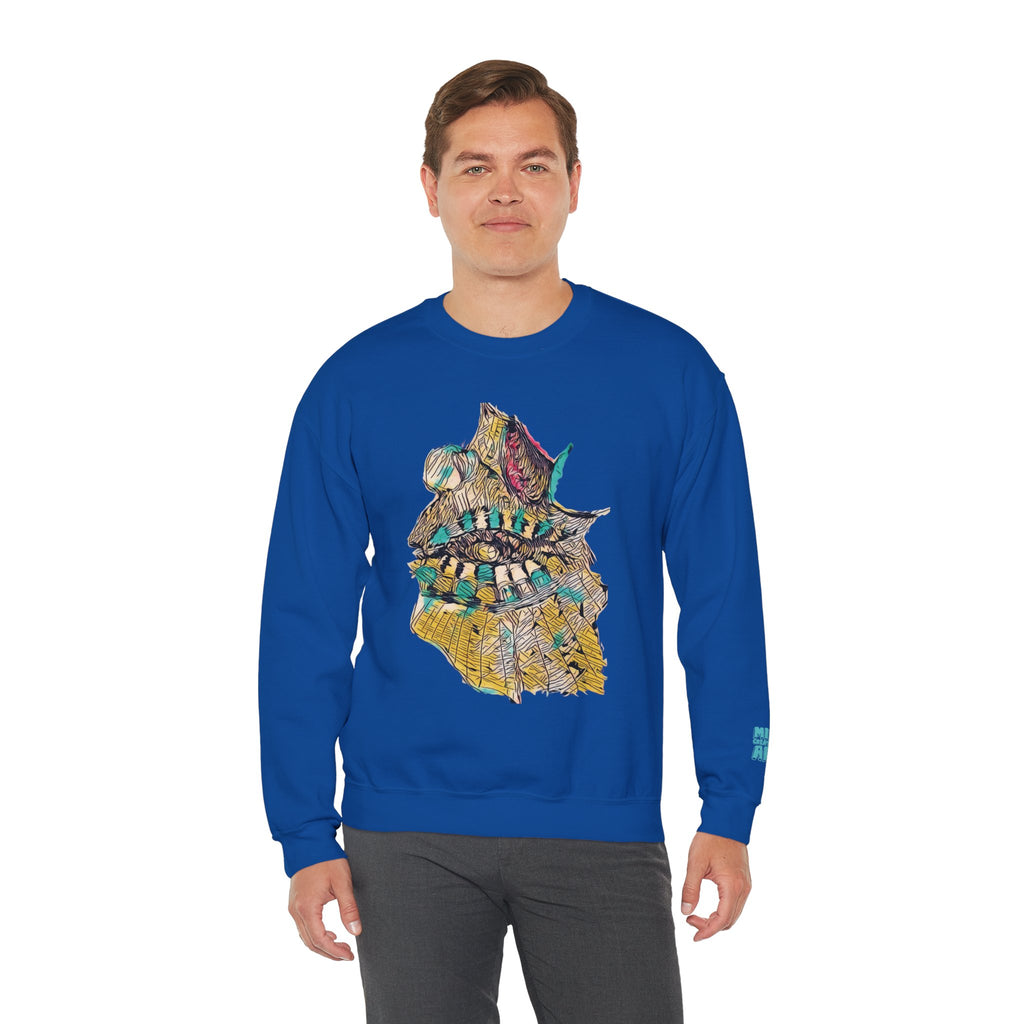 Hypnagogic (Gold) Unisex Heavy Blend™ Crewneck Sweatshirt