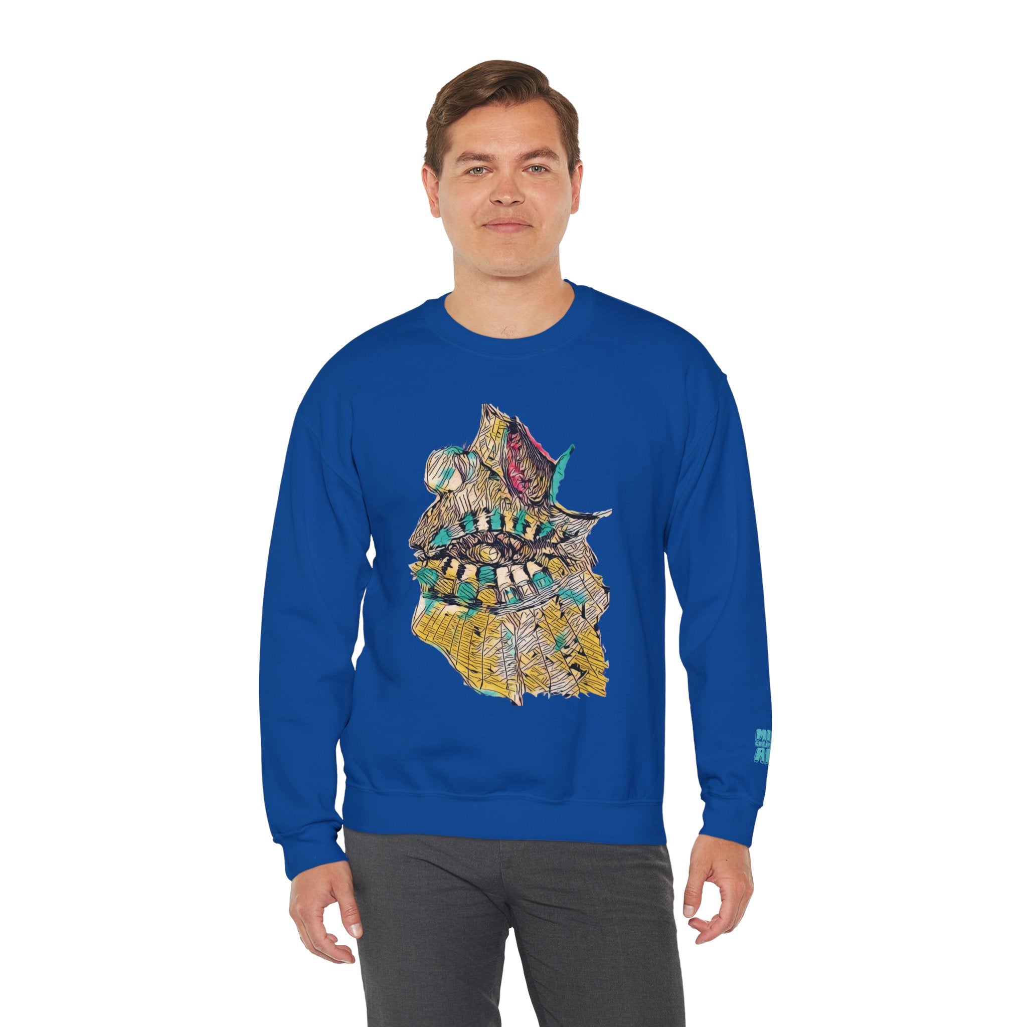 Hypnagogic (Gold) Unisex Heavy Blend™ Crewneck Sweatshirt