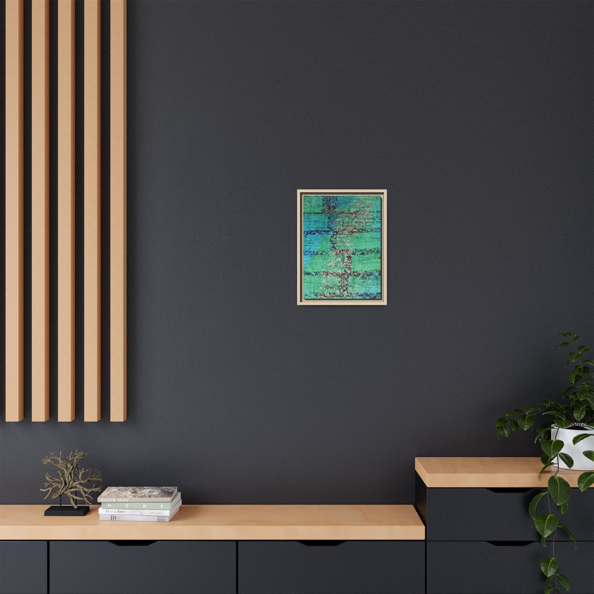 Experiment (V2) Matte Canvas, Framed