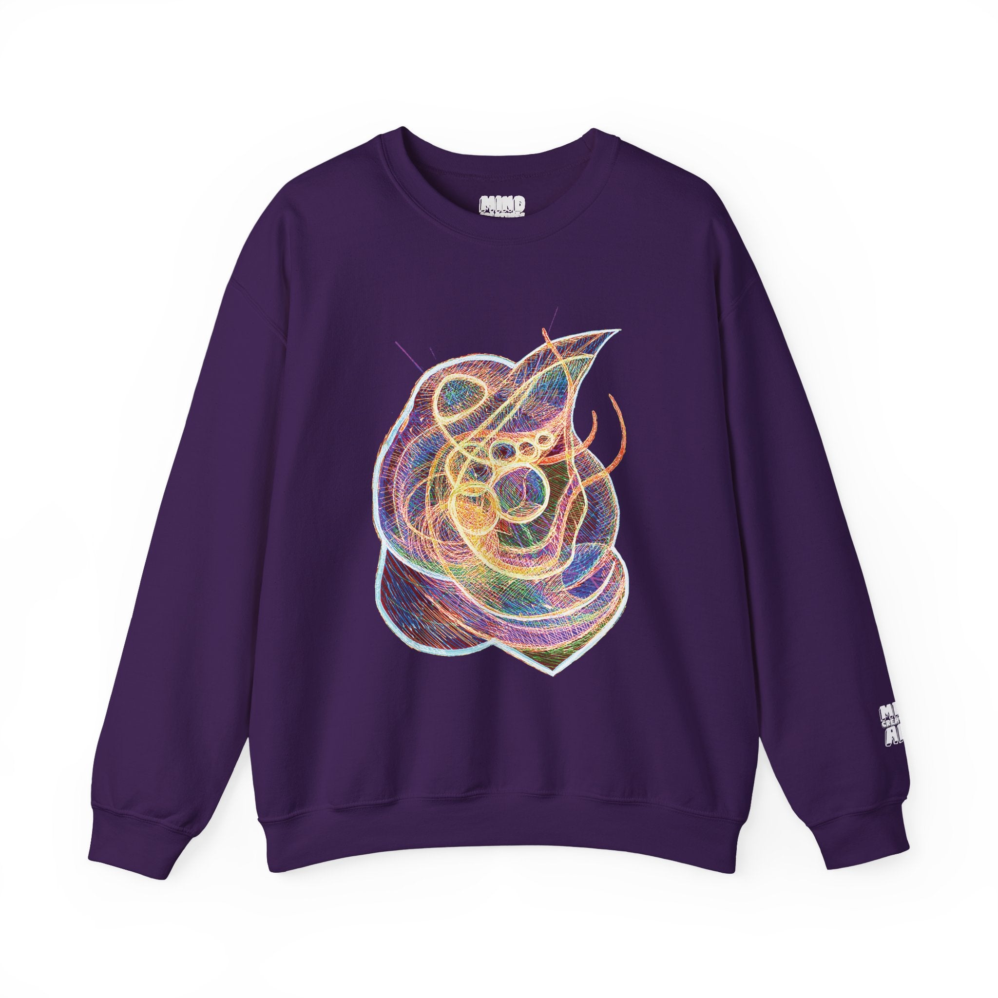Renewal (Electric Yellow & Purple) Unisex Heavy Blend™ Crewneck Sweatshirt