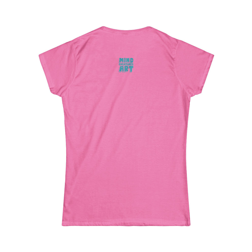 Cheshire (Pink & Teal) Women's Softstyle Tee