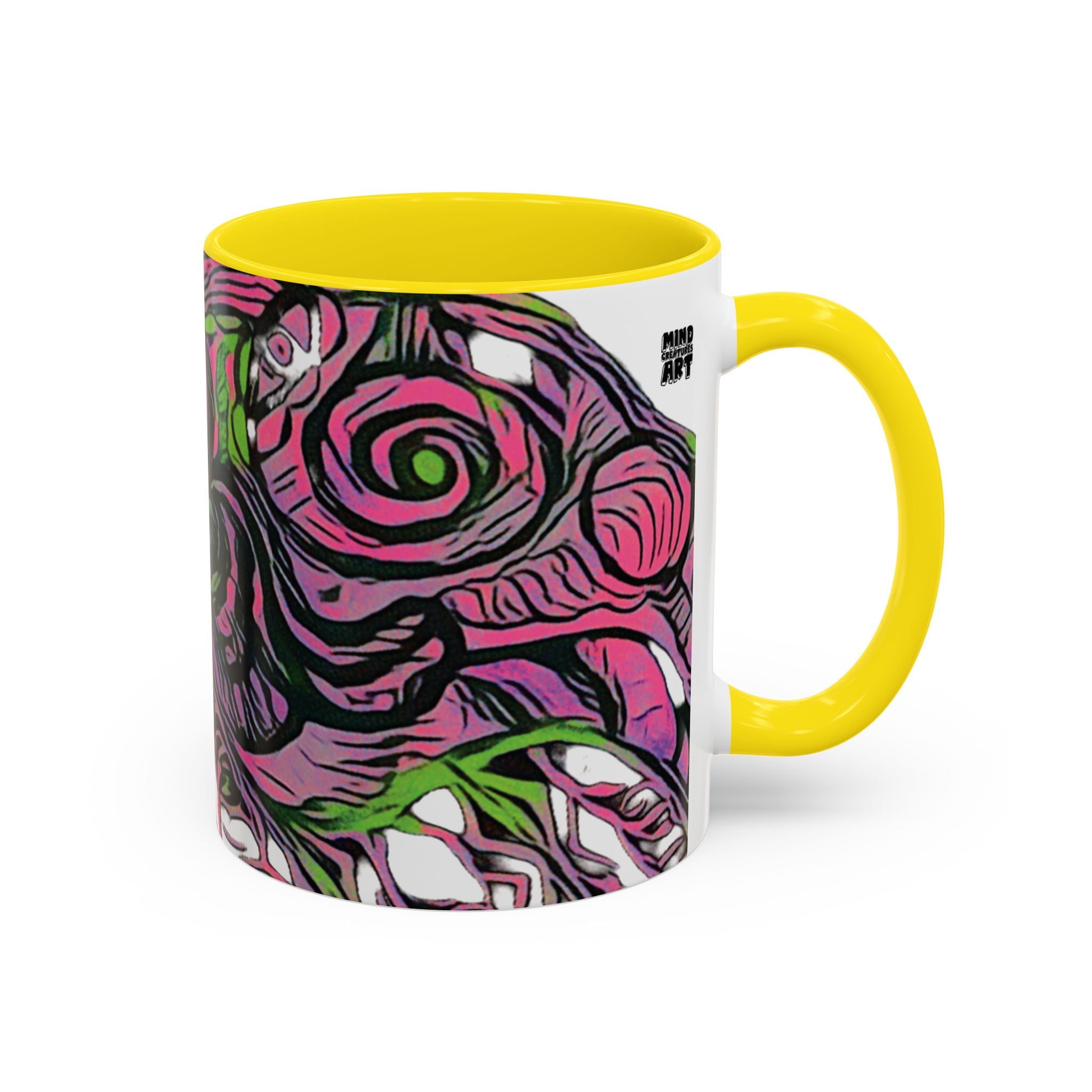 Vessel (Neon) Accent Coffee Mug (11oz, 15oz)