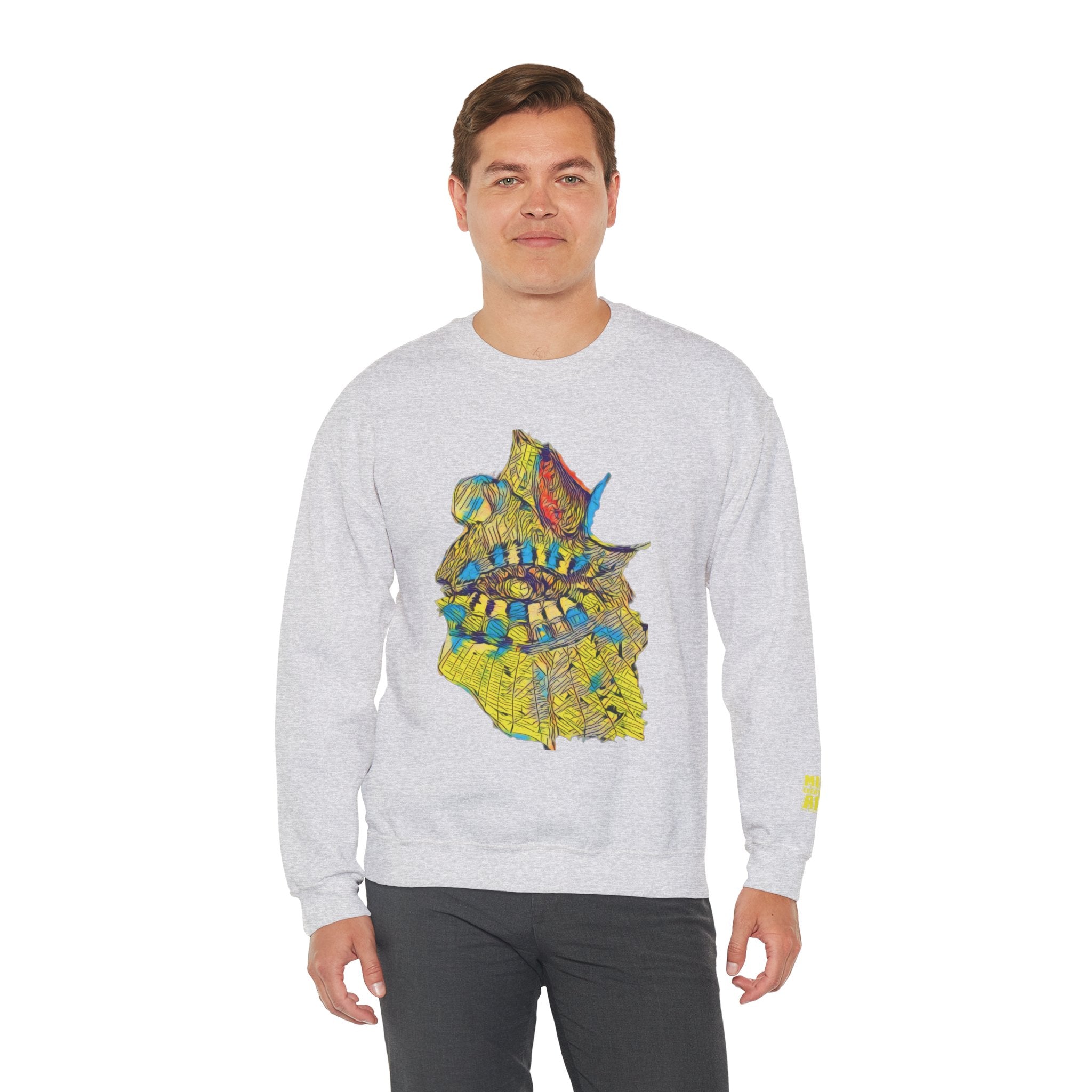 Hypnagogic (Neon) Unisex Heavy Blend™ Crewneck Sweatshirt