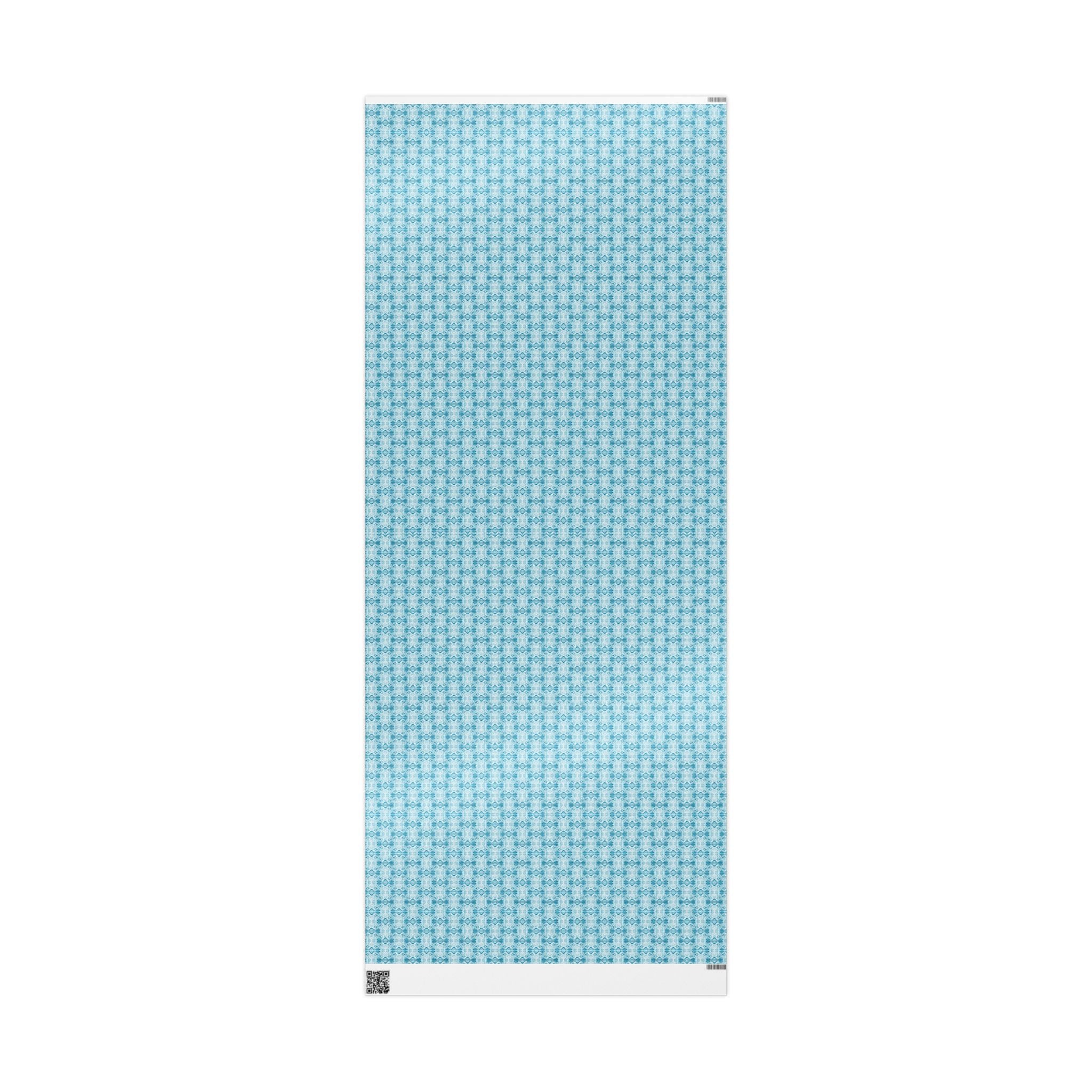 Love (Blue, White Background) Heavy Wrapping Paper