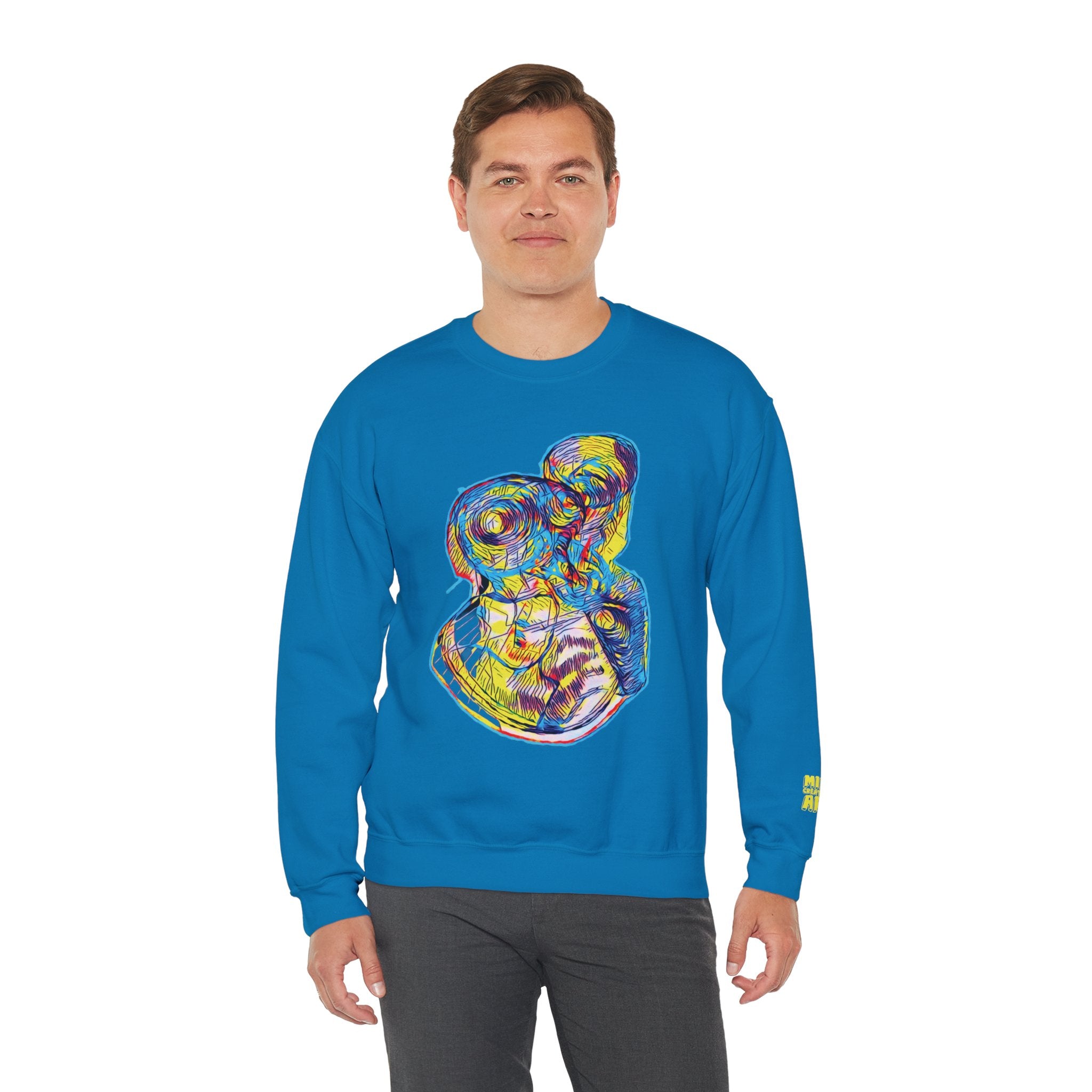 Curiosity (Neon) Unisex Heavy Blend™ Crewneck Sweatshirt