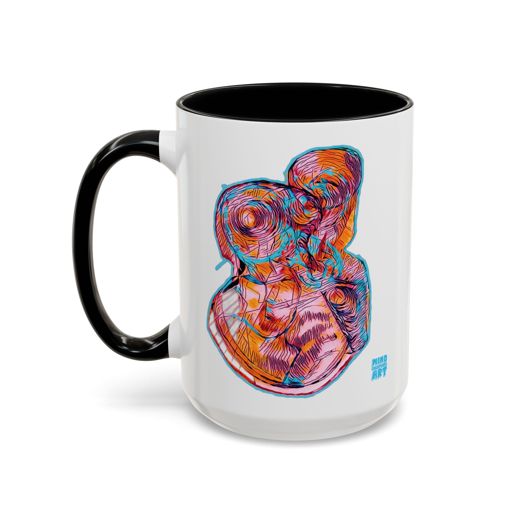 Curiosity (Pink) Accent Coffee Mug (11oz, 15oz)