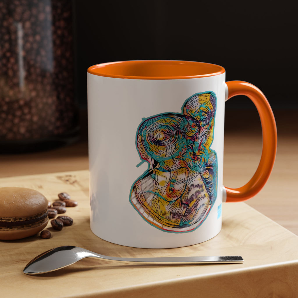Curiosity (Teal) Accent Coffee Mug (11oz, 15oz)