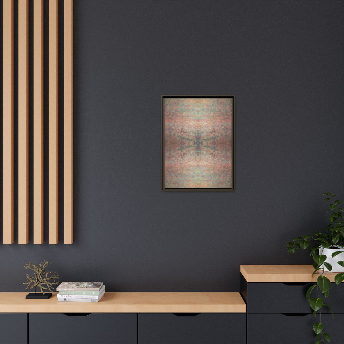 Hourglass Matte Canvas, Framed