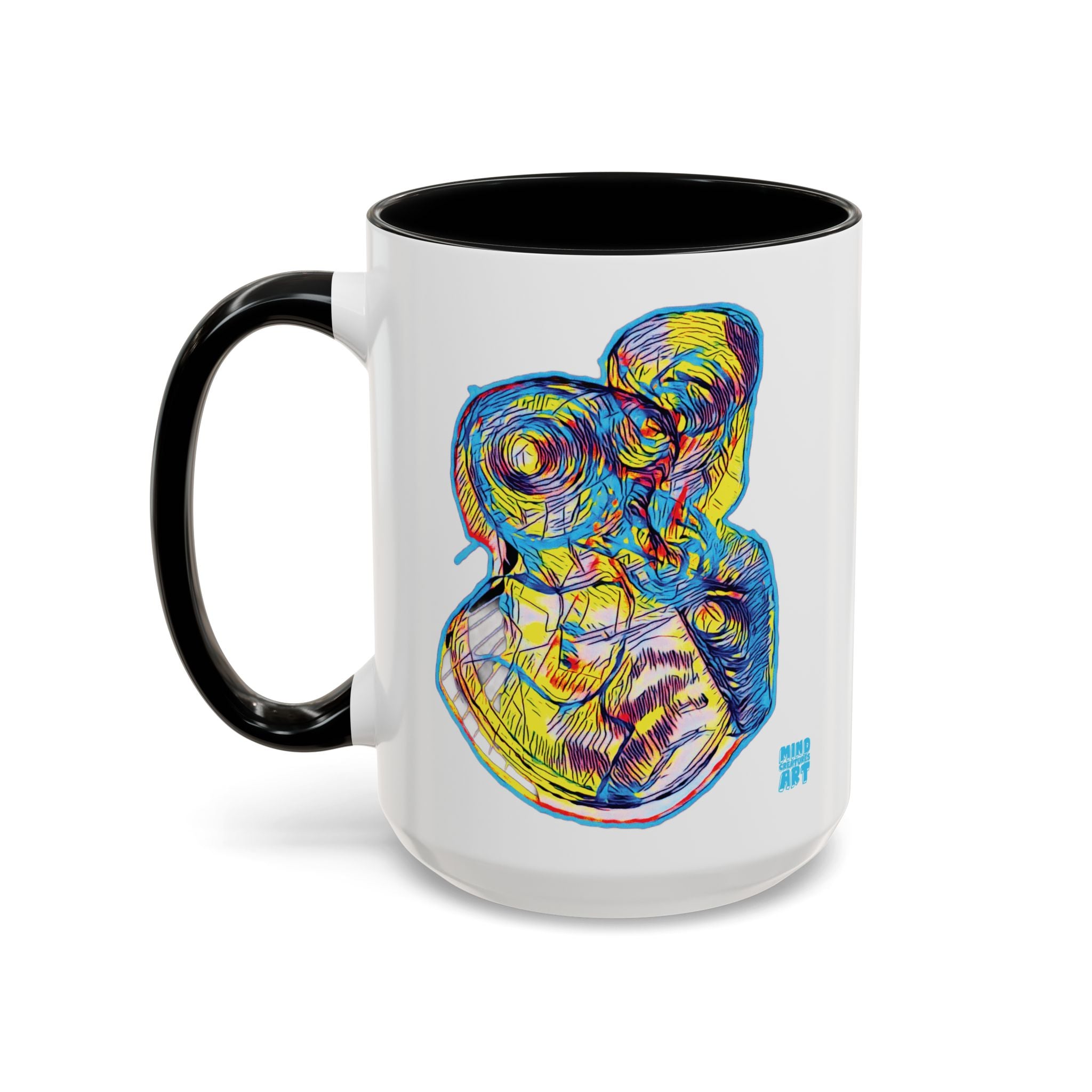 Curiosity (Neon) Accent Coffee Mug (11oz, 15oz)