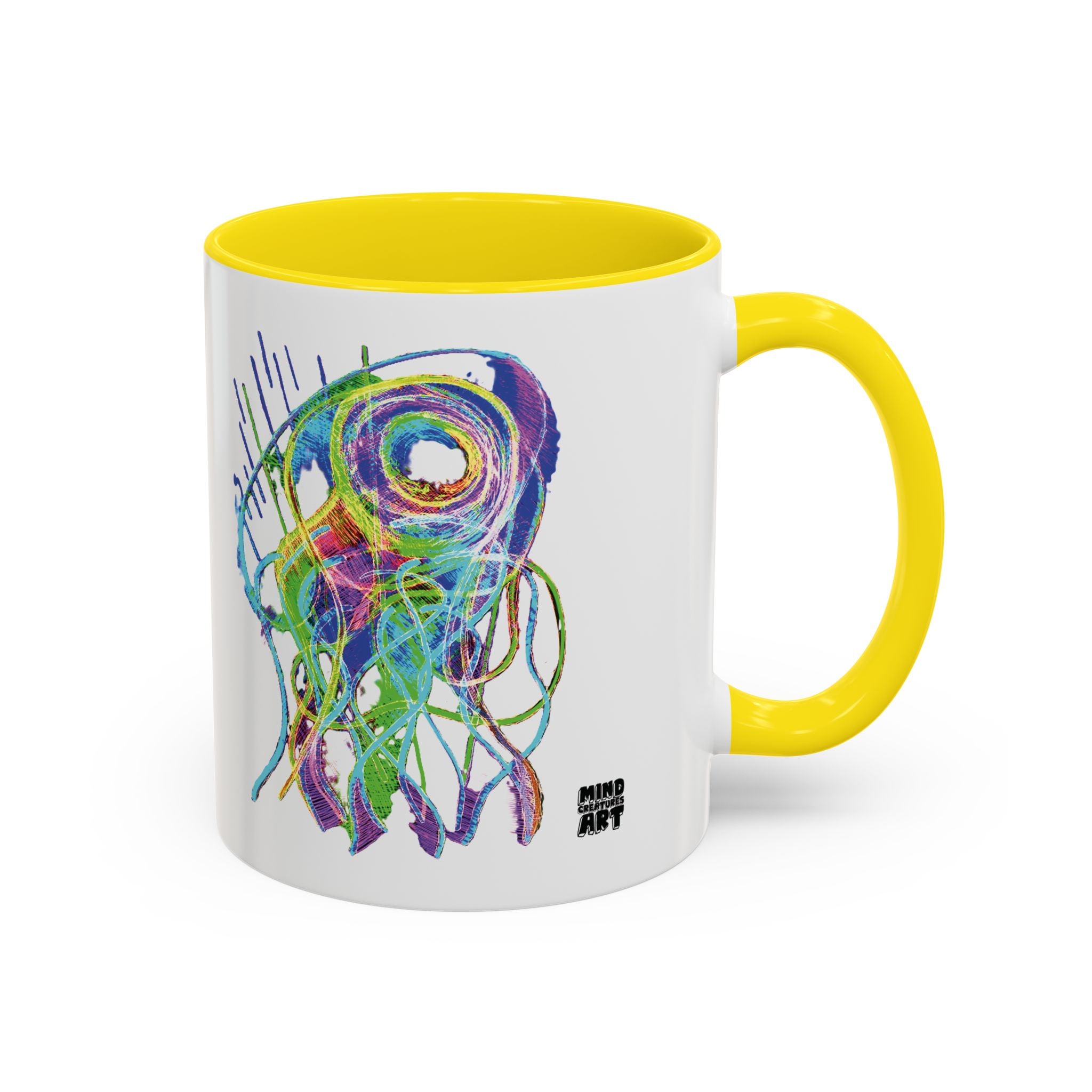 Jelly Jam (Neon) Accent Coffee Mug (11oz, 15oz)