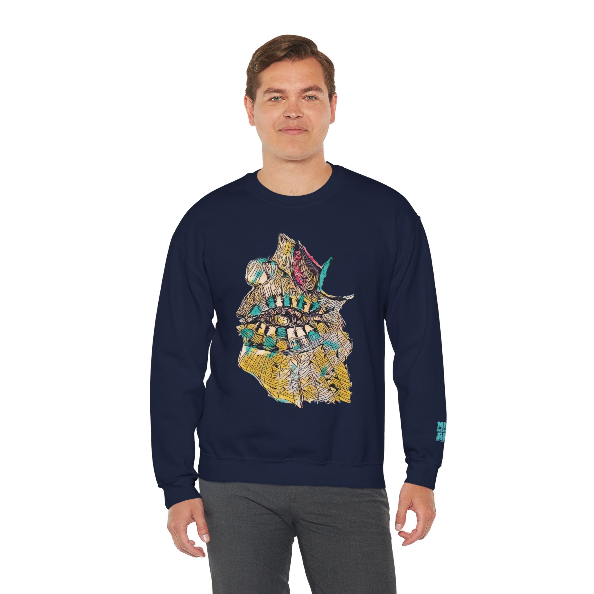 Hypnagogic (Gold) Unisex Heavy Blend™ Crewneck Sweatshirt