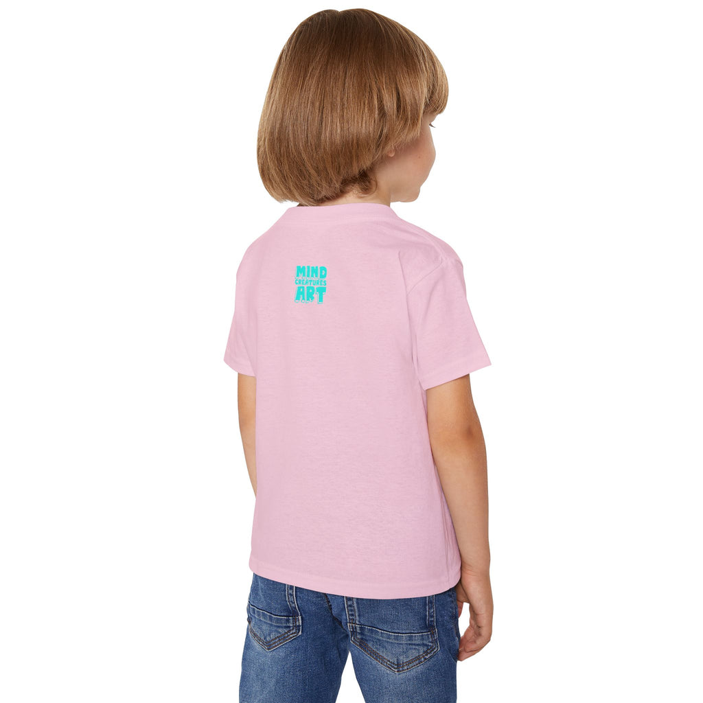Curiosity (Blue & Red) Heavy Cotton™ Toddler T-shirt