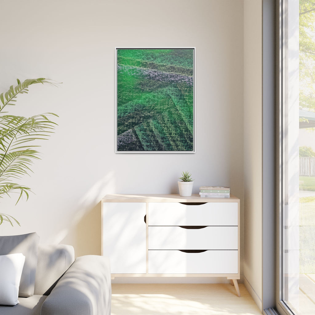Voice (V3) Matte Canvas, Framed