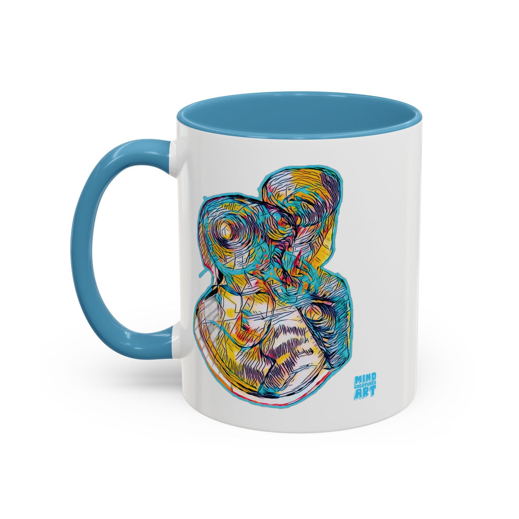 Curiosity (Teal) Accent Coffee Mug (11oz, 15oz)