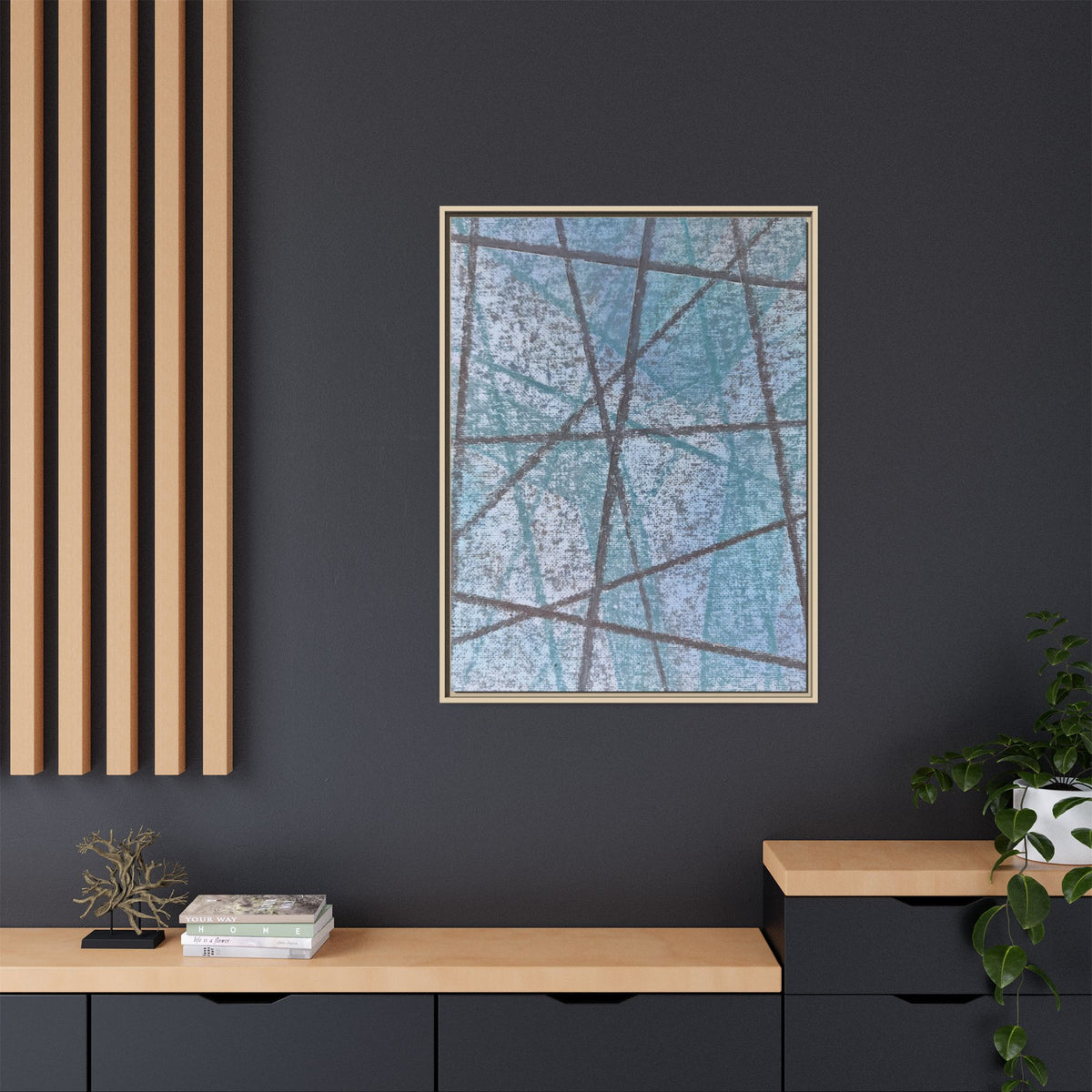 Knots (V3) Matte Canvas, Framed