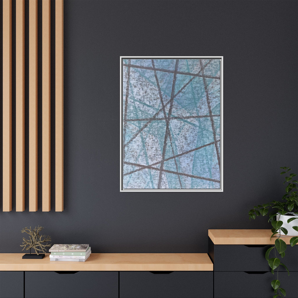 Knots (V3) Matte Canvas, Framed