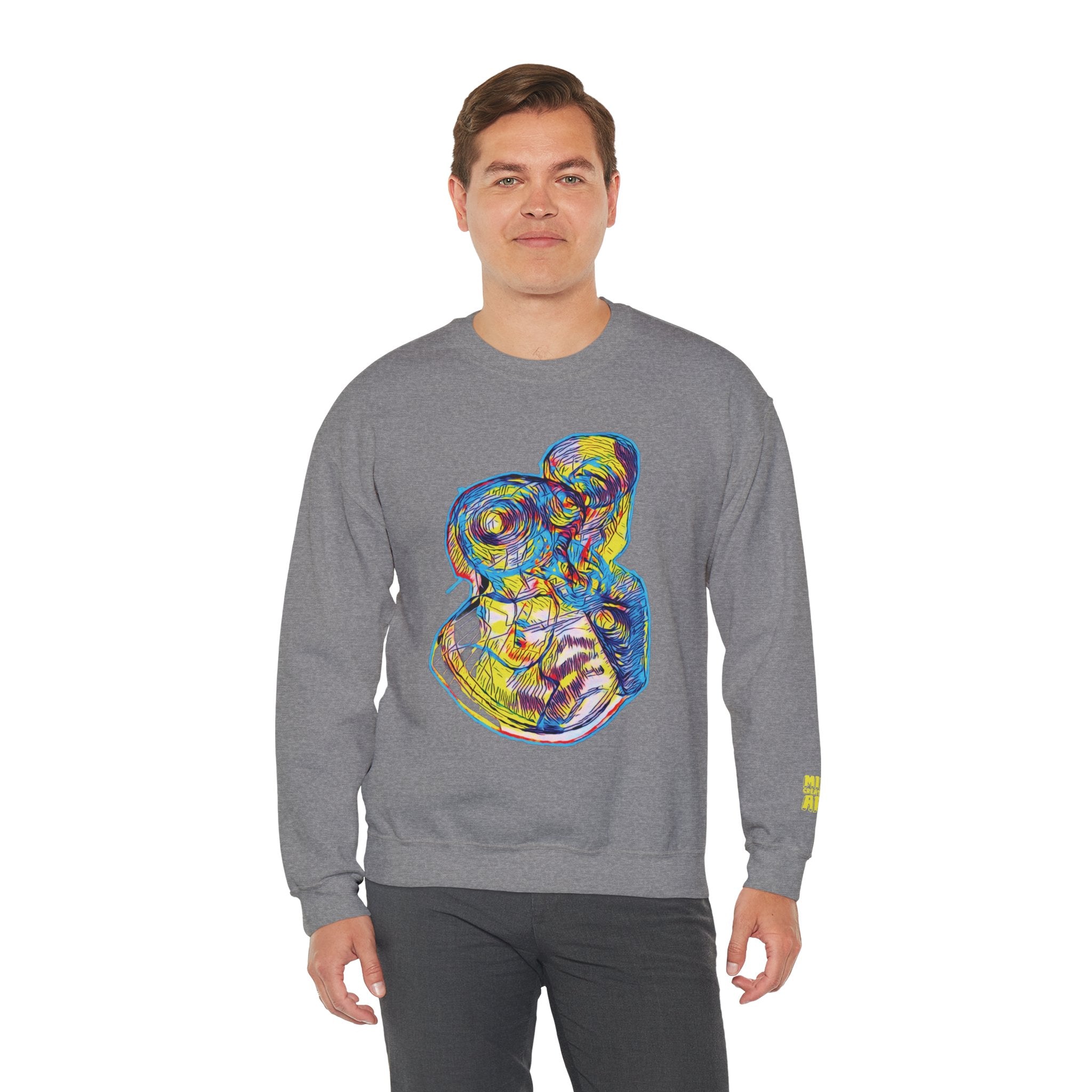 Curiosity (Neon) Unisex Heavy Blend™ Crewneck Sweatshirt
