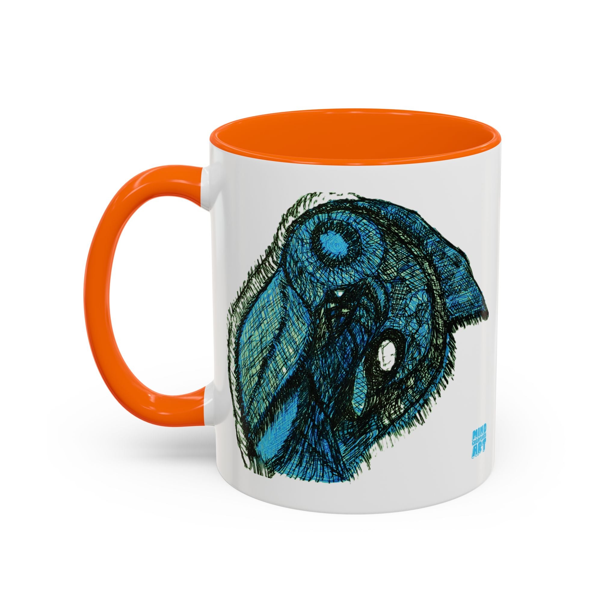Who Are You? (Teal) Accent Coffee Mug (11oz, 15oz)