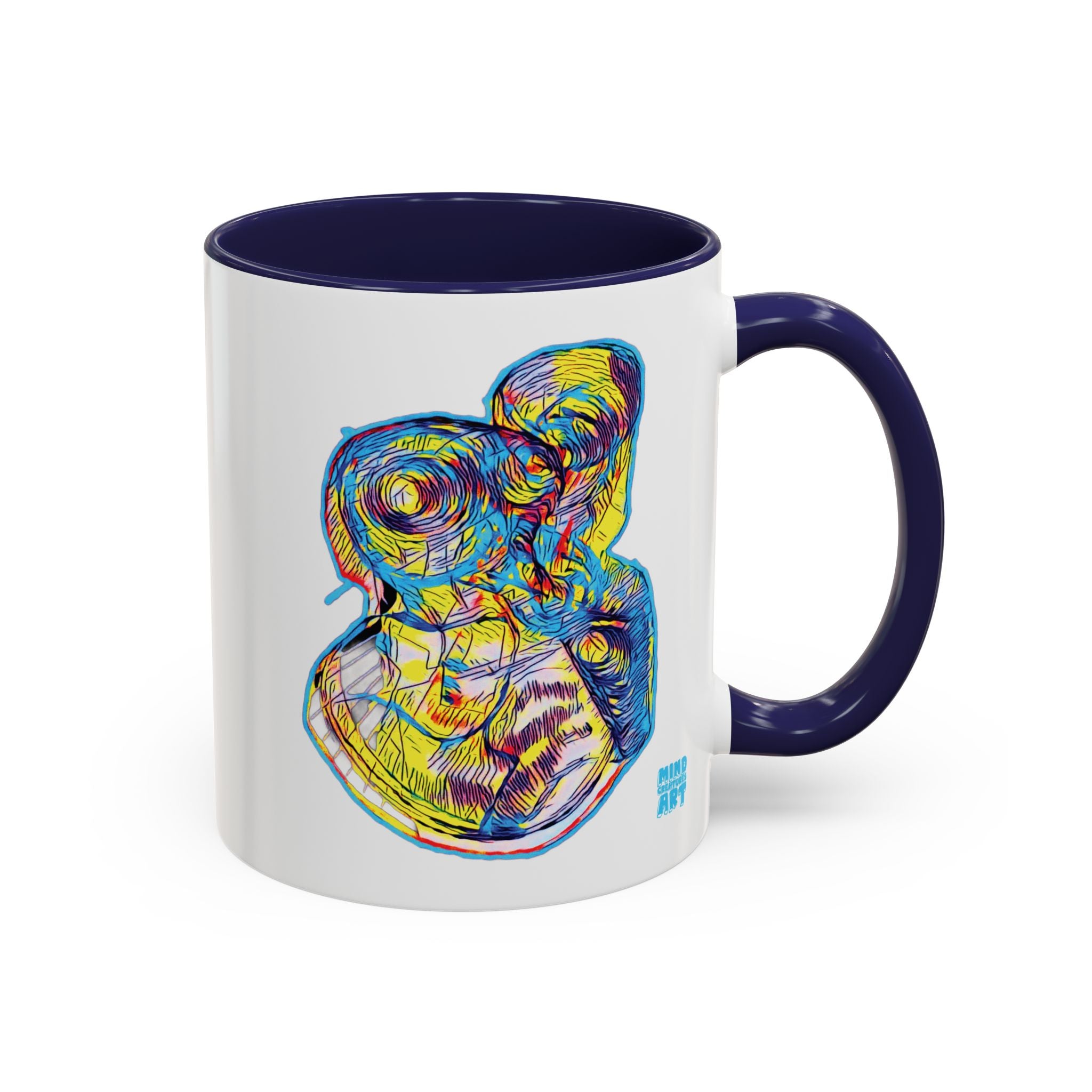 Curiosity (Neon) Accent Coffee Mug (11oz, 15oz)