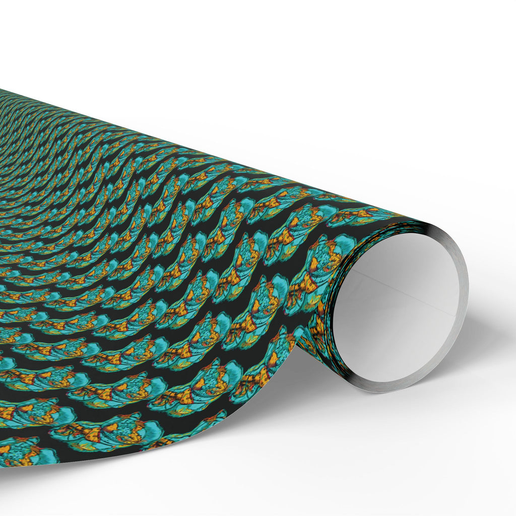 Exploration (Version 2, Black Background) Heavy Wrapping Paper