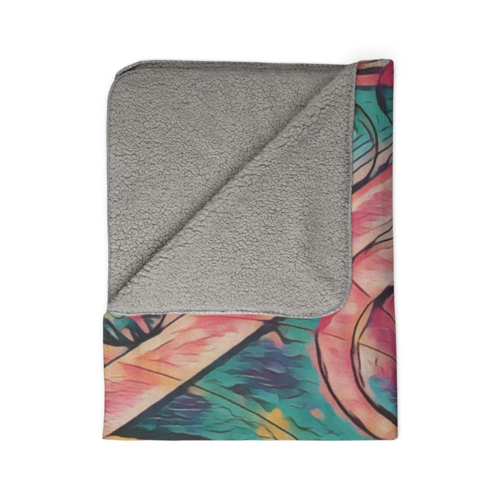 Love Fleece Sherpa Blanket