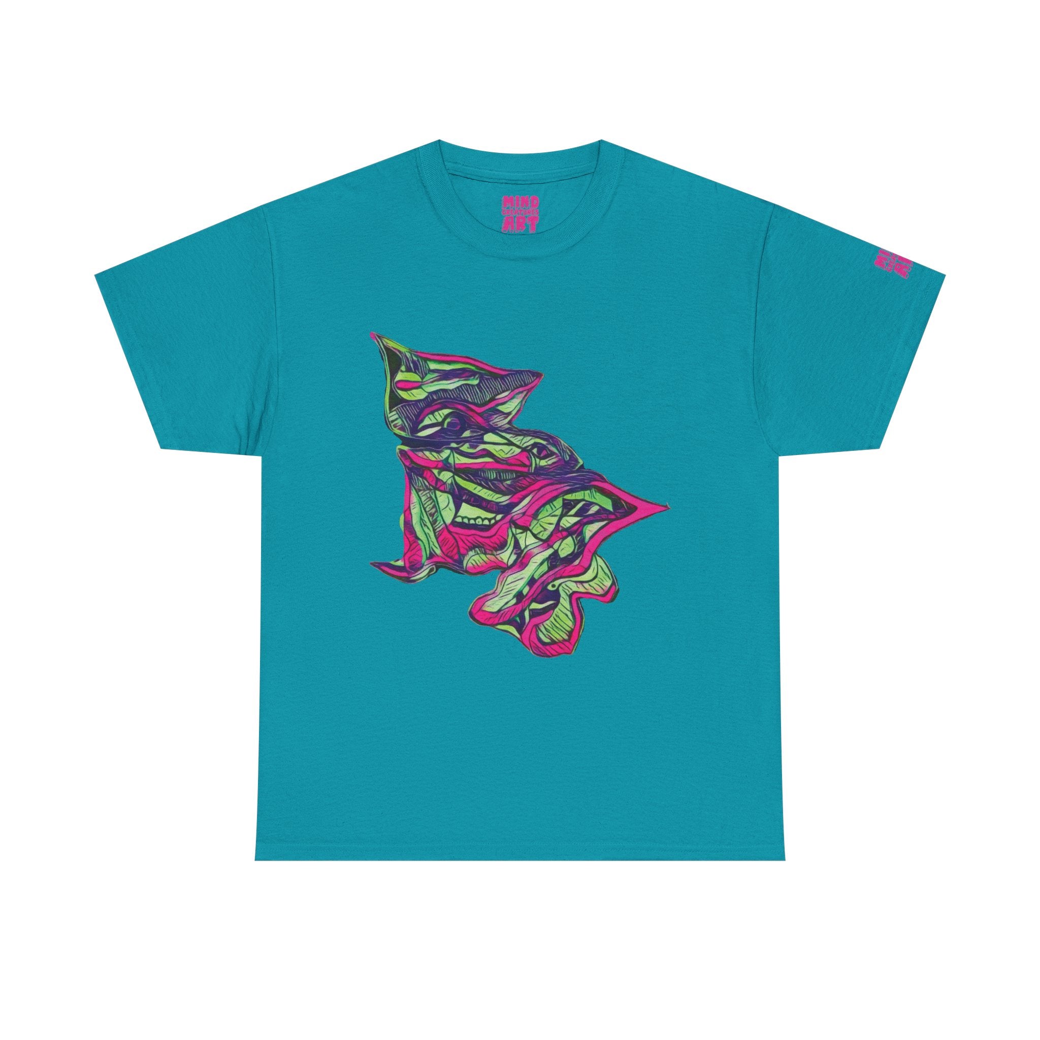 Cheshire (Pink & Green) Unisex Heavy Cotton Tee