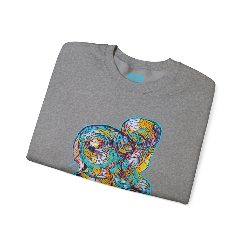 Curiosity (Aqua) Unisex Heavy Blend™ Crewneck Sweatshirt
