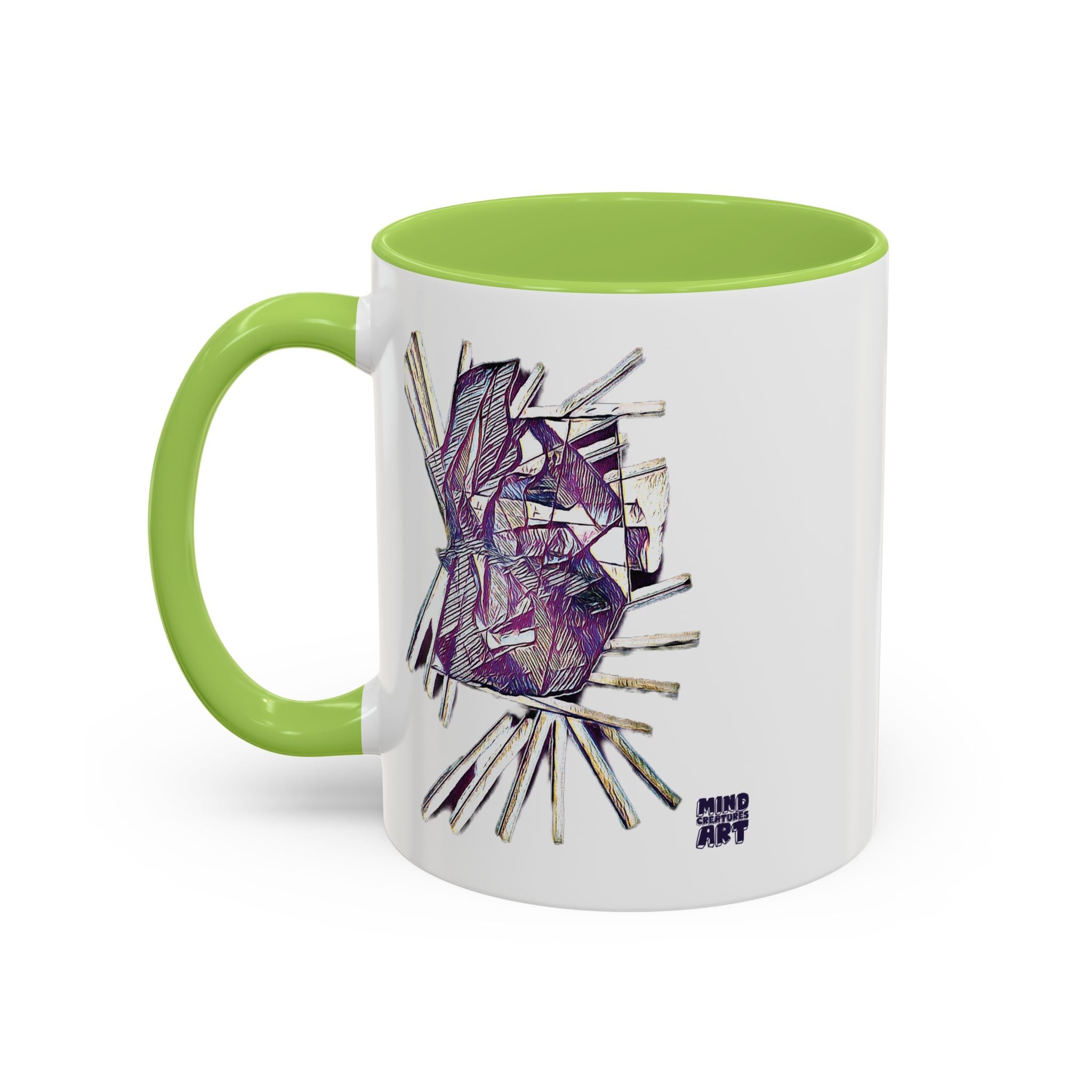 Lightspeed (Purple) Accent Coffee Mug (11oz, 15oz)