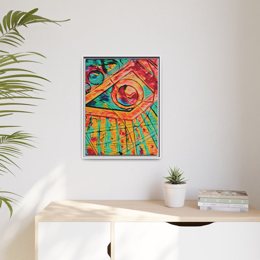Love (Bright) Matte Canvas, Framed