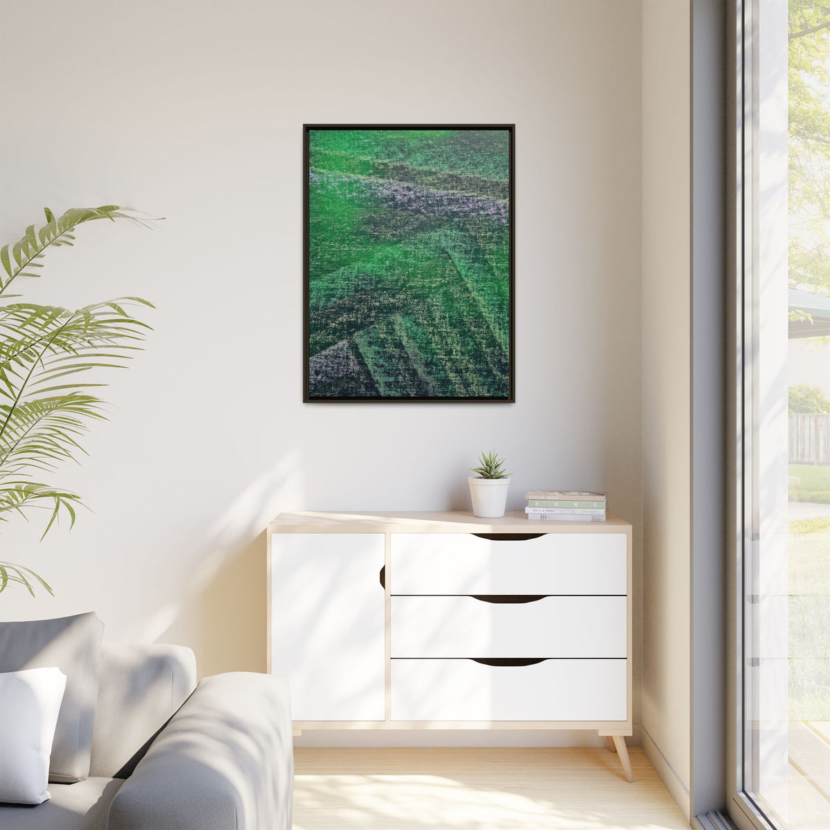 Voice (V3) Matte Canvas, Framed
