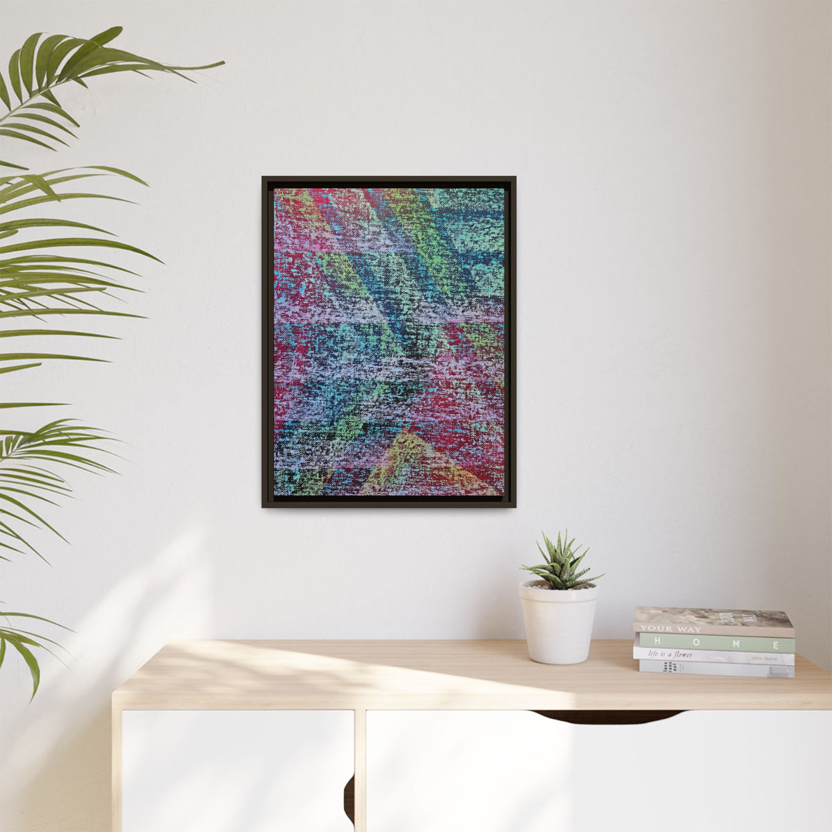 Elocution Matte Canvas, Framed