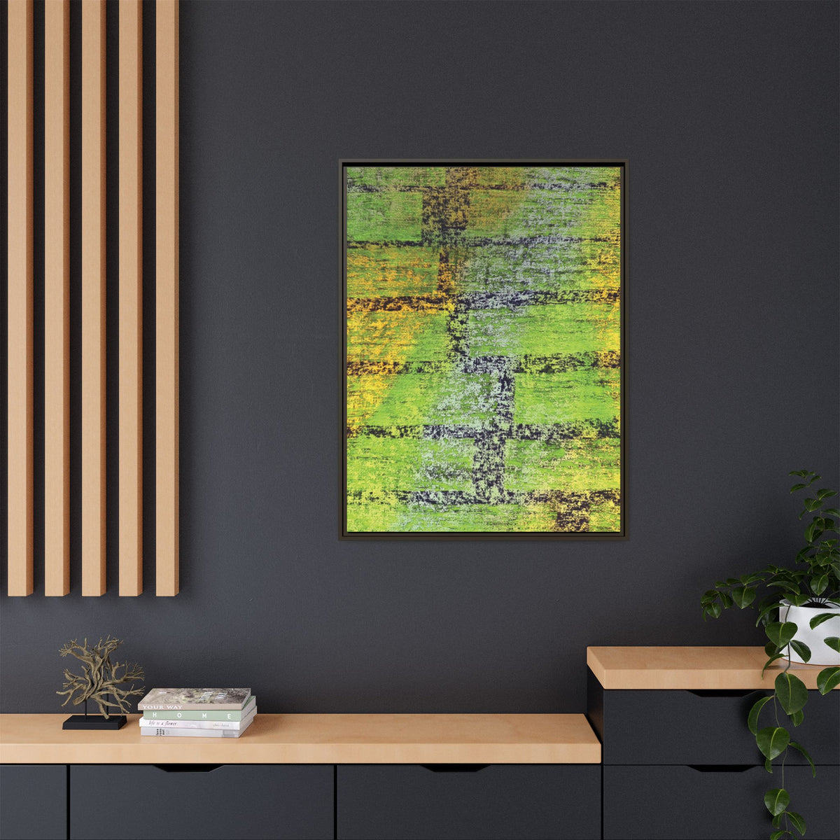 Experiment Matte Canvas, Framed