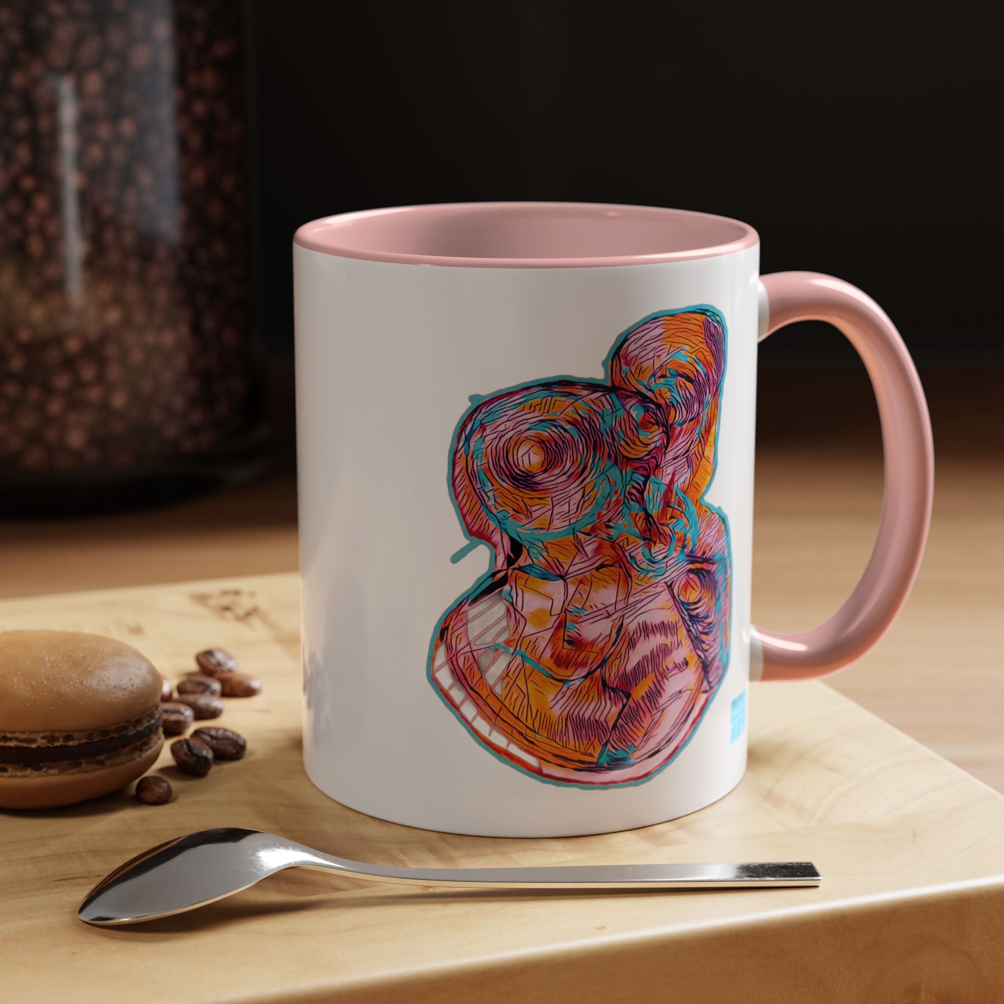 Curiosity (Pink) Accent Coffee Mug (11oz, 15oz)