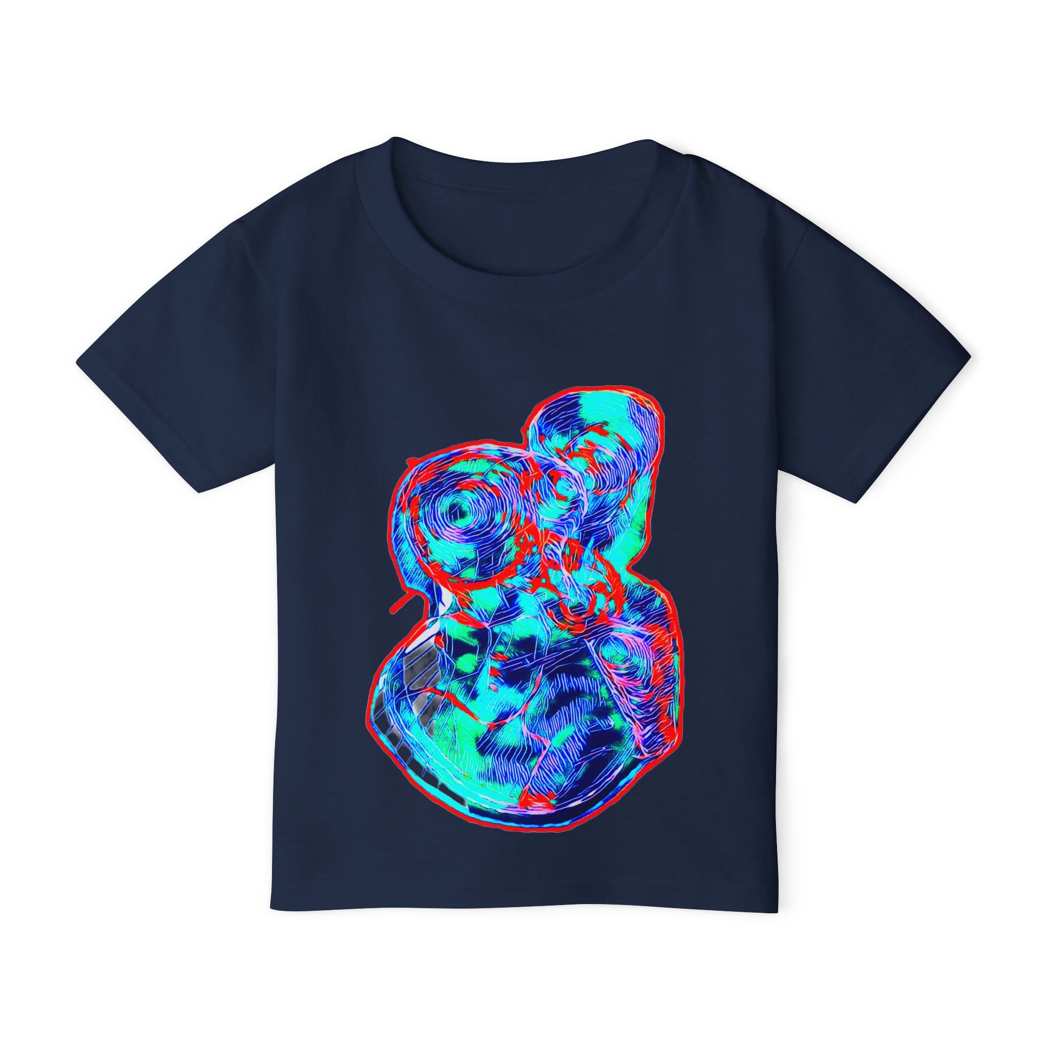 Curiosity (Blue & Red) Heavy Cotton™ Toddler T-shirt