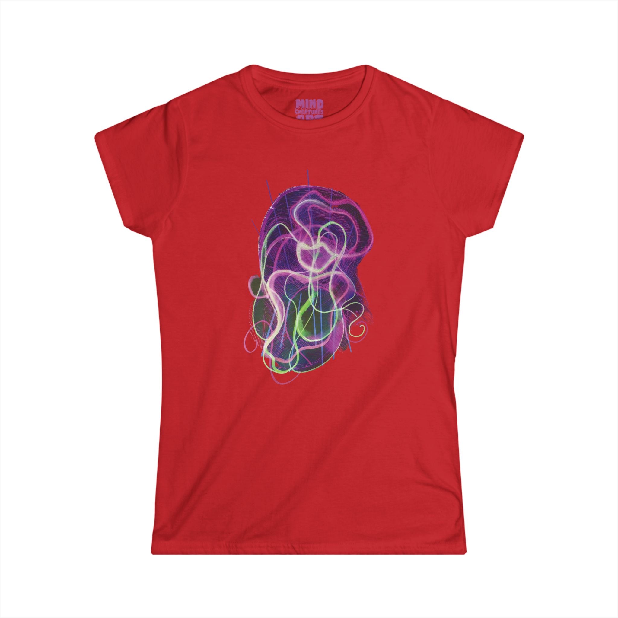 Davy Jones (Electric Purple) Women's Softstyle Tee