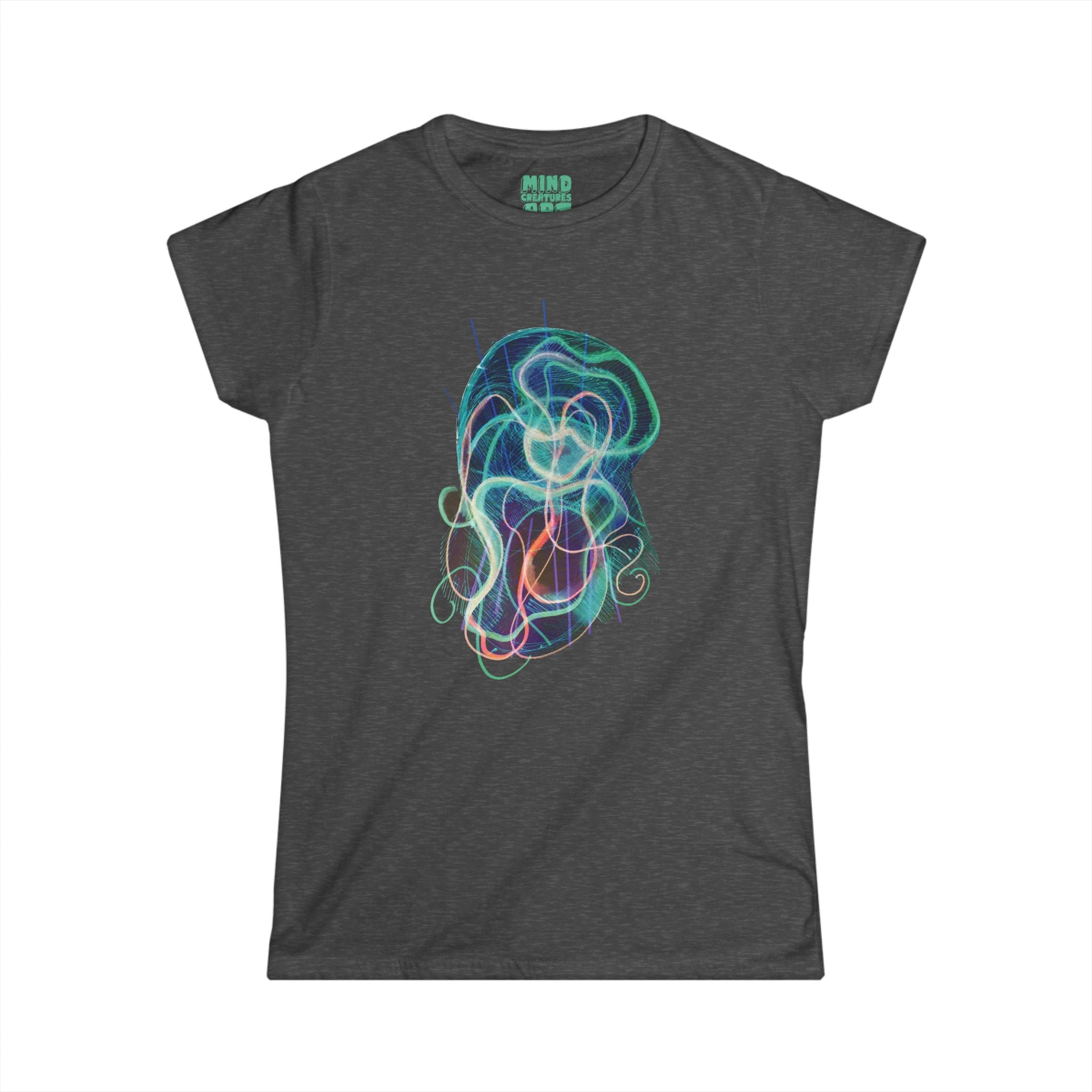 Davy Jones (Electric Teal) Women's Softstyle Tee