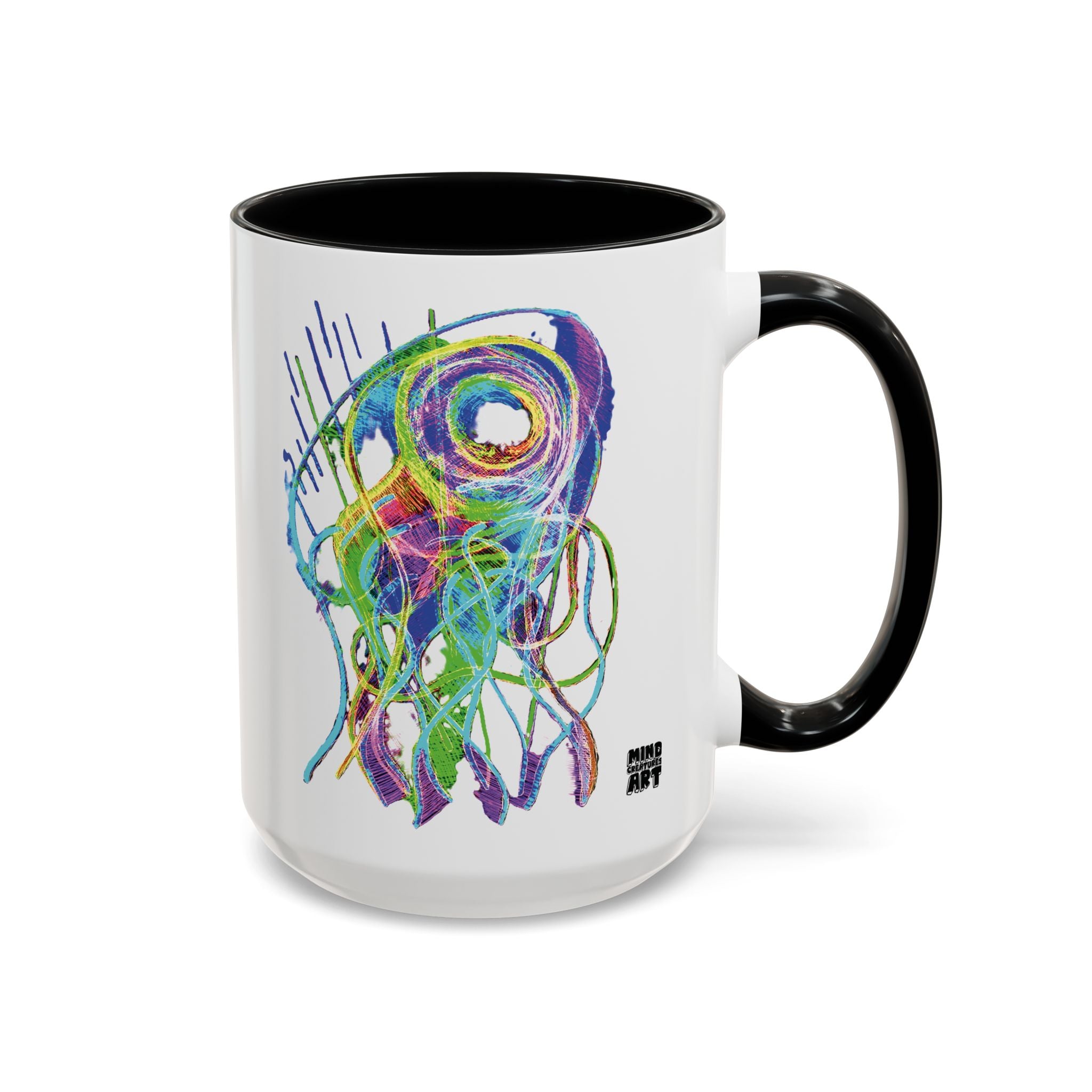 Jelly Jam (Neon) Accent Coffee Mug (11oz, 15oz)