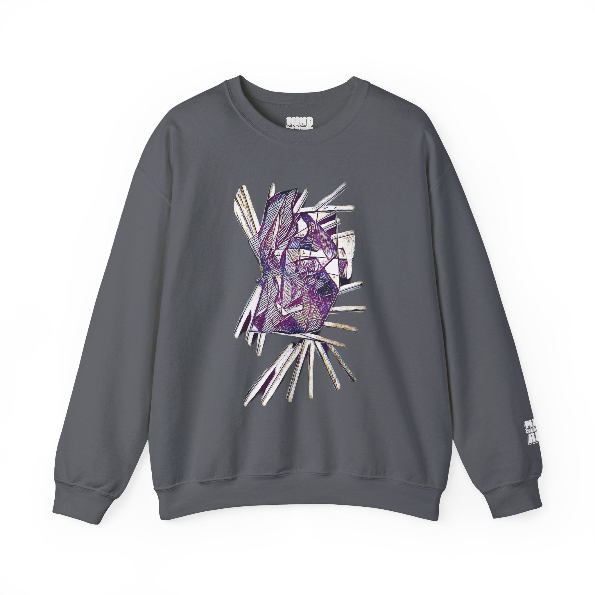 Lightspeed (Purple) Unisex Heavy Blend™ Crewneck Sweatshirt