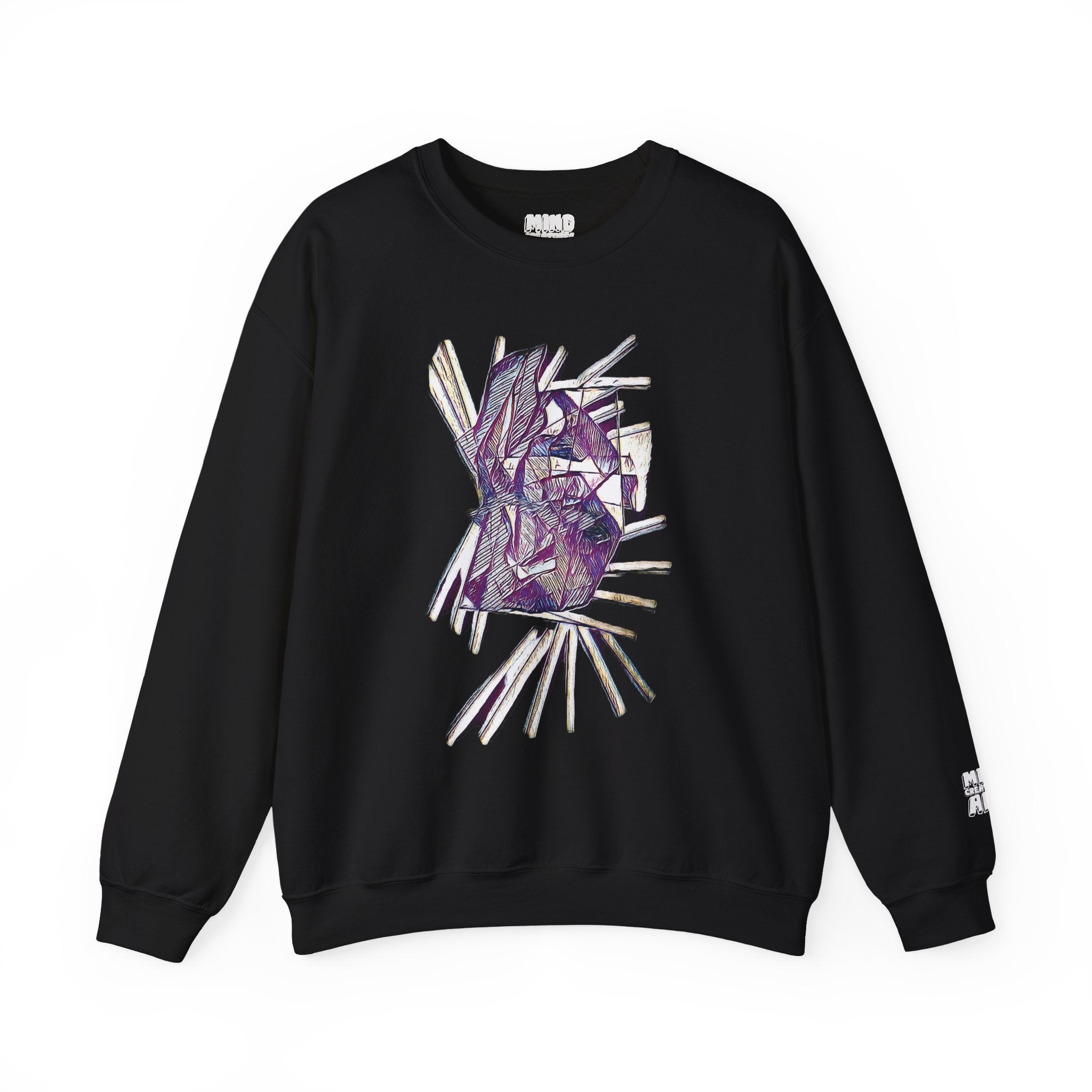 Lightspeed (Purple) Unisex Heavy Blend™ Crewneck Sweatshirt