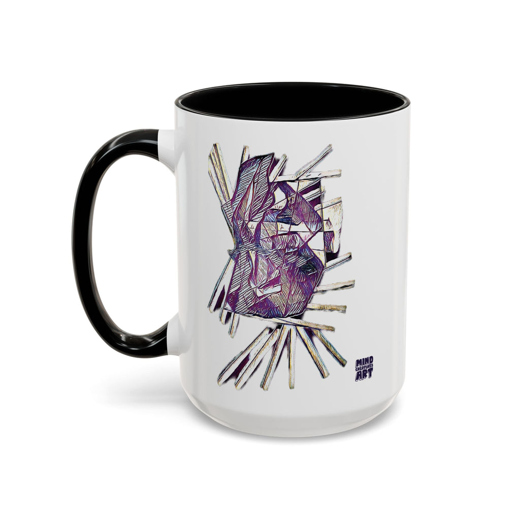 Lightspeed (Purple) Accent Coffee Mug (11oz, 15oz)