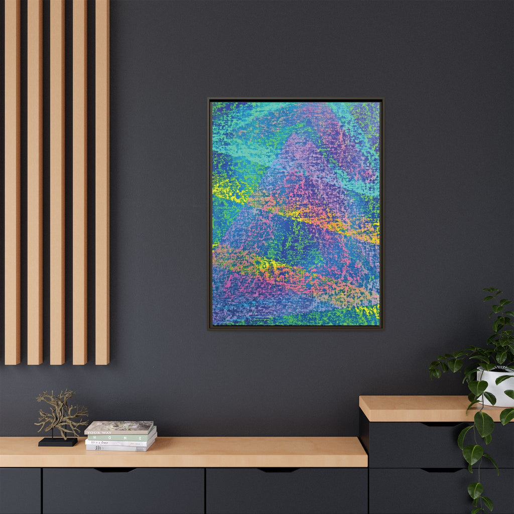 Vapor (V2) Matte Canvas, Framed