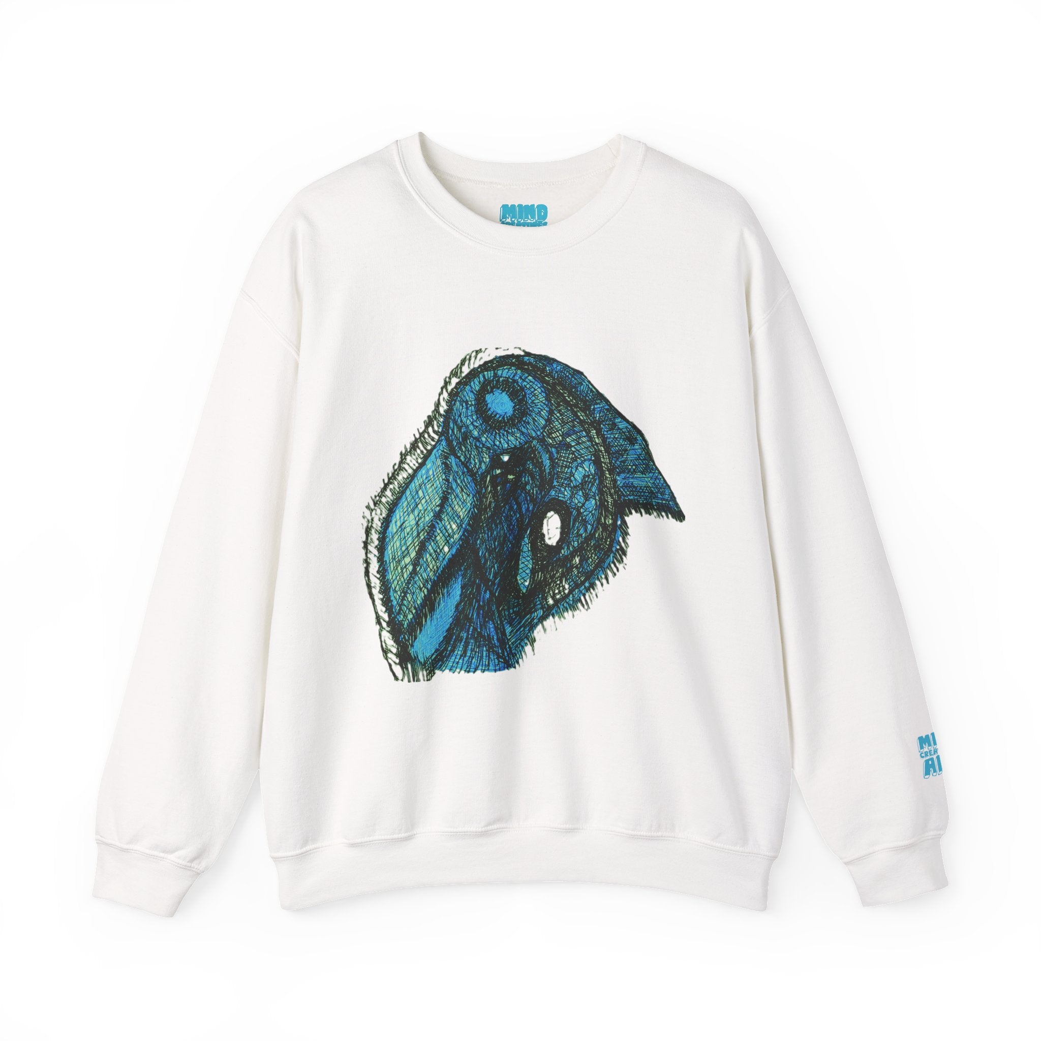 Who Are You? (Teal) Unisex Heavy Blend™ Crewneck Sweatshirt