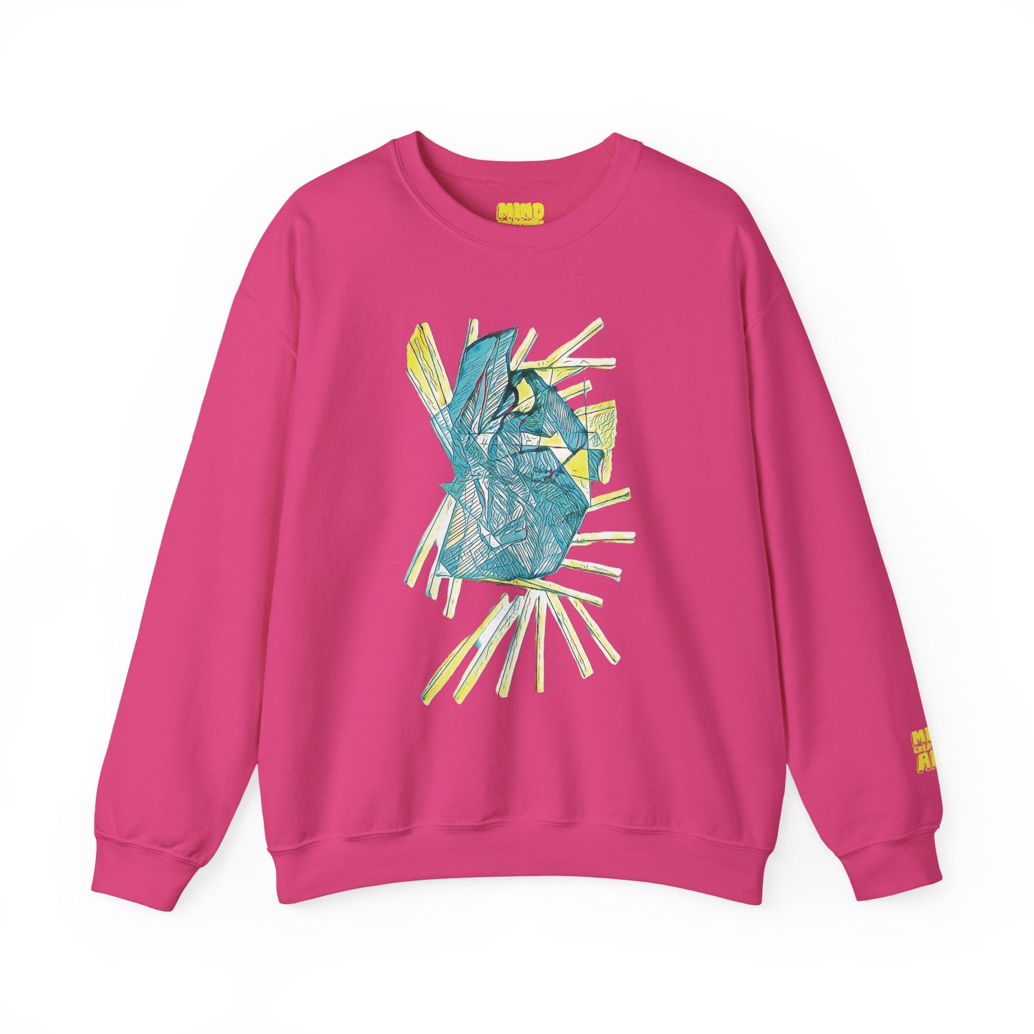 Lightspeed (Aqua) Unisex Heavy Blend™ Crewneck Sweatshirt