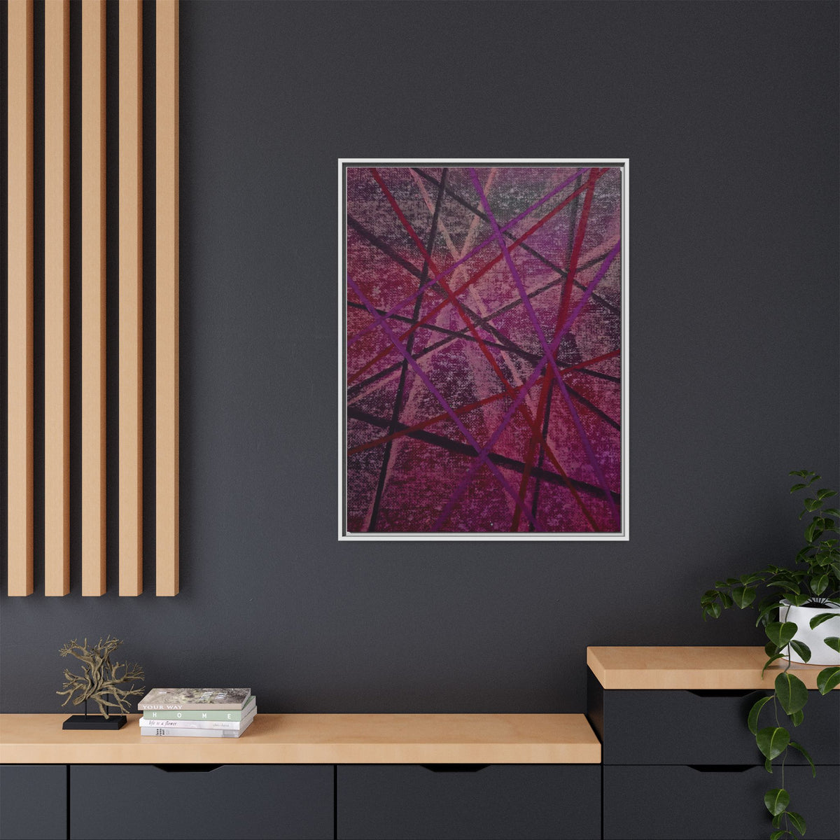 Knots Matte Canvas, Framed