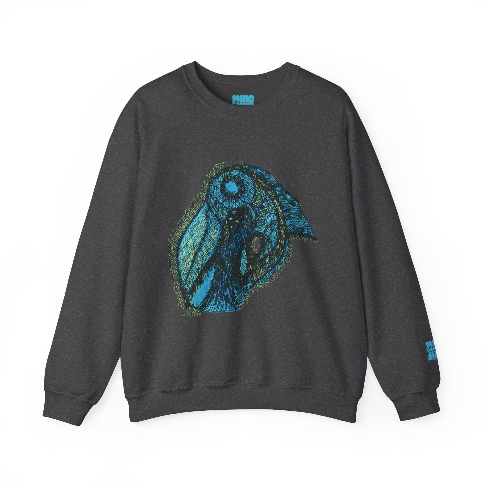 Who Are You? (Teal) Unisex Heavy Blend™ Crewneck Sweatshirt