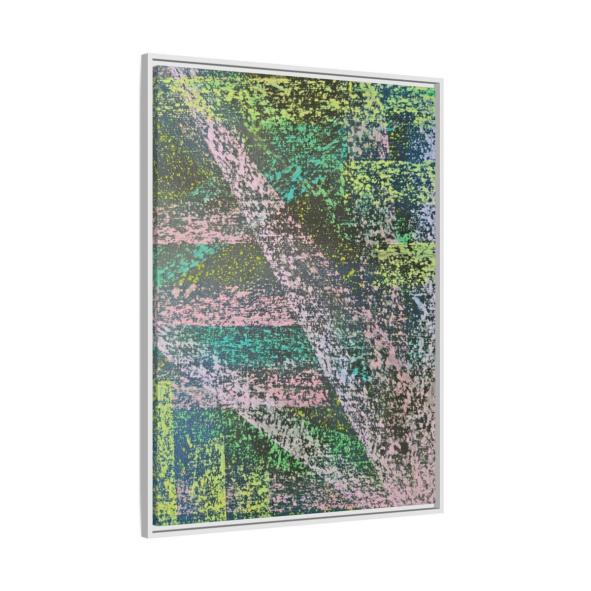Stream Matte Canvas, Framed