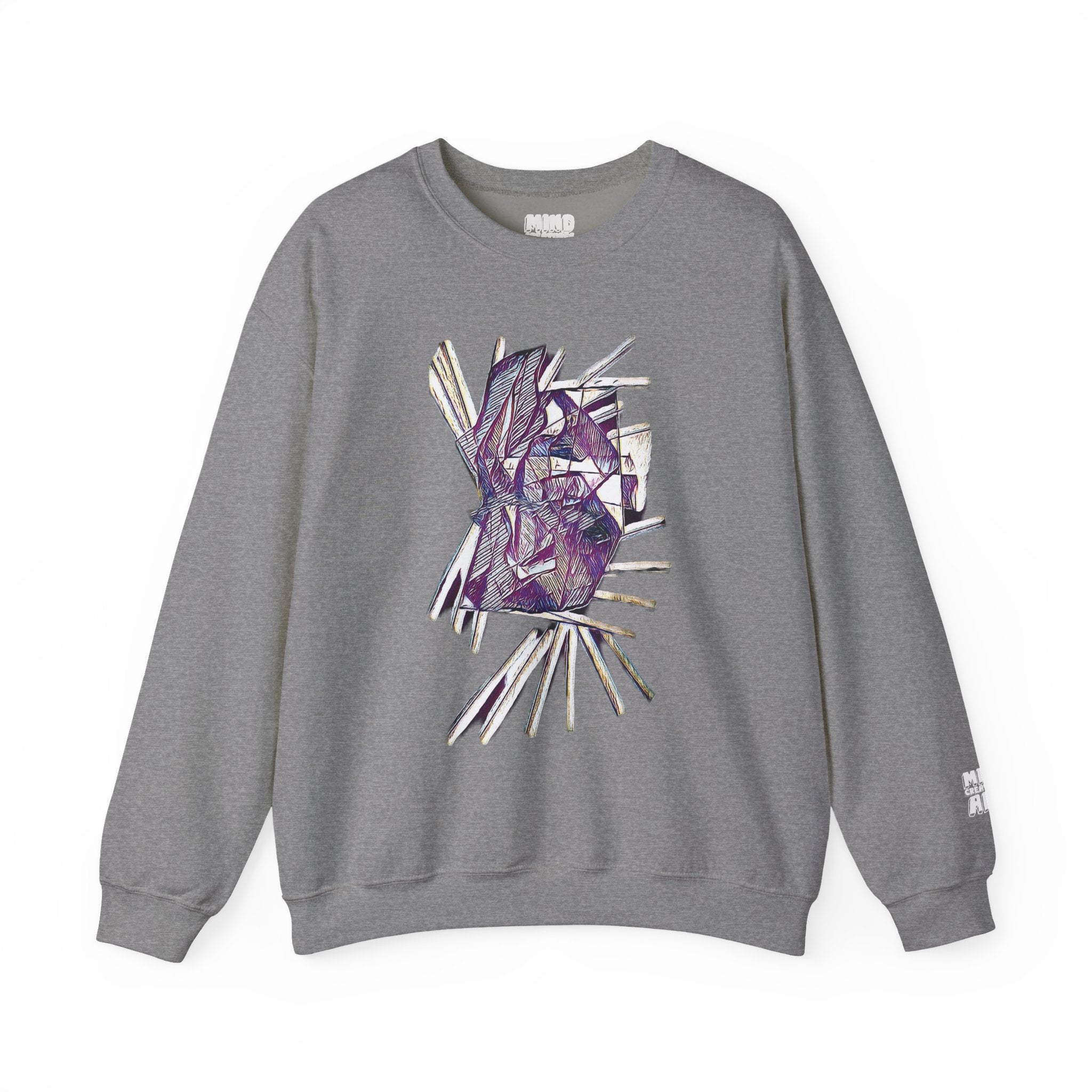 Lightspeed (Purple) Unisex Heavy Blend™ Crewneck Sweatshirt