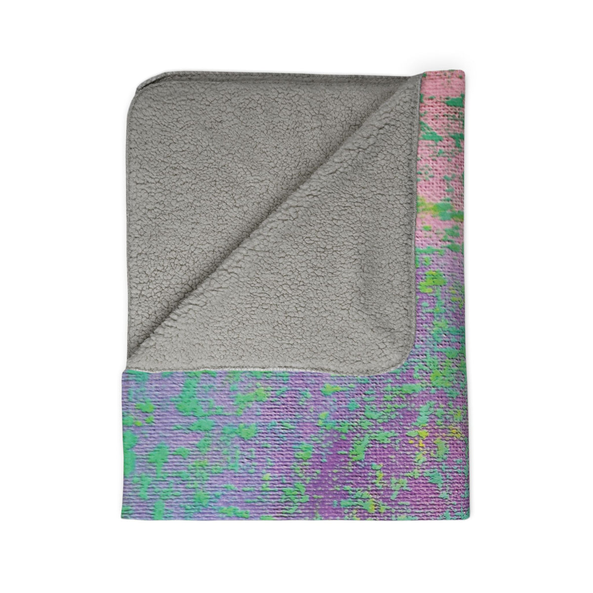 Unicorn Fleece Sherpa Blanket